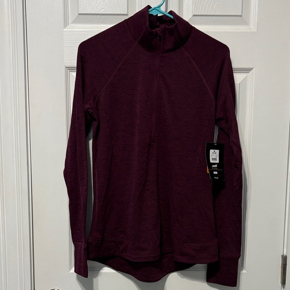 Avia Plum Zip-Up Sweatshirt